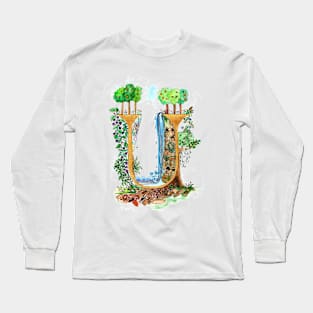 U - an illuminated letter Long Sleeve T-Shirt